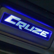 Накладки на пороги с подсветкой Chevrolet Cruze