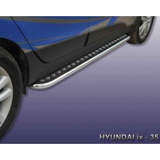 Пороги Hyundai-Ix35 d57 с листом усиленные