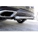 Защита заднего бампера Lexus RX-350 (2015) d57 короткая